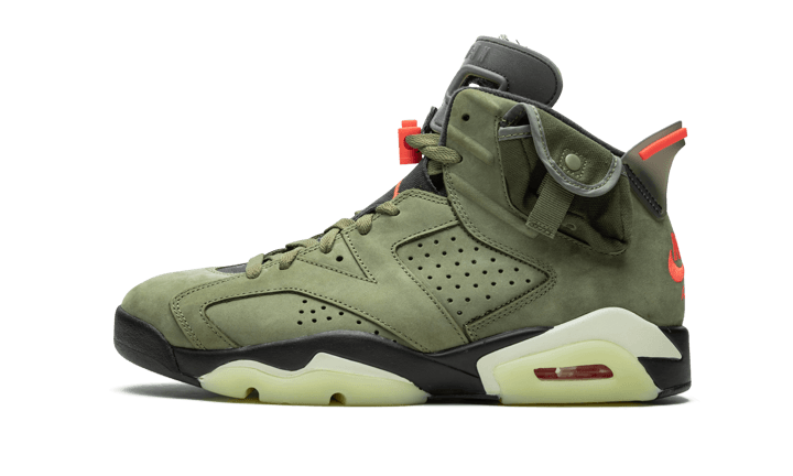 Air Jordan 6 Travis Scott Medium Olive - image 1