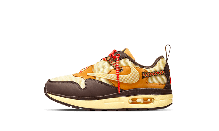 Nike Air Max 1 Travis Scott Cactus Jack Baroque Brown Enfant Ps - image 1