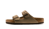 Birkenstock Arizona Suede Leather Soft Footbed Taupe - image 1