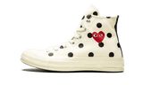 Converse Chuck Taylor All-Star 70s Hi Comme des Garçons PLAY Polka Dot White - image 1