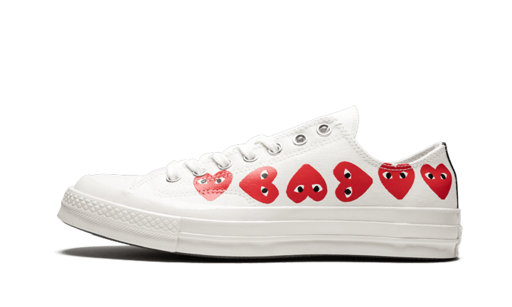 Converse Chuck Taylor All-Star 70s Ox Comme des Garçons PLAY Multi-Heart White - image 1