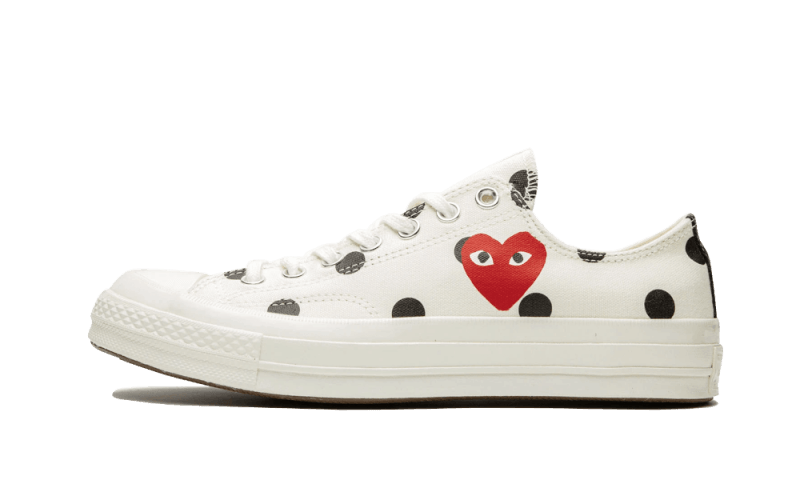 Converse Chuck Taylor All-Star 70s Ox Comme des Garçons PLAY Polka Dot White - image 1