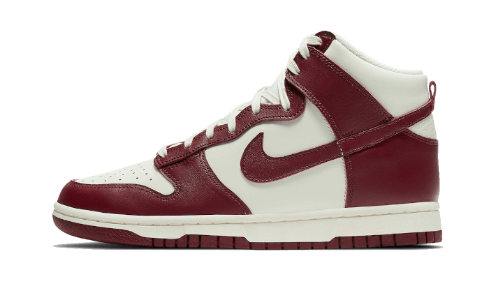Nike Dunk High Sail Team Red - image 1