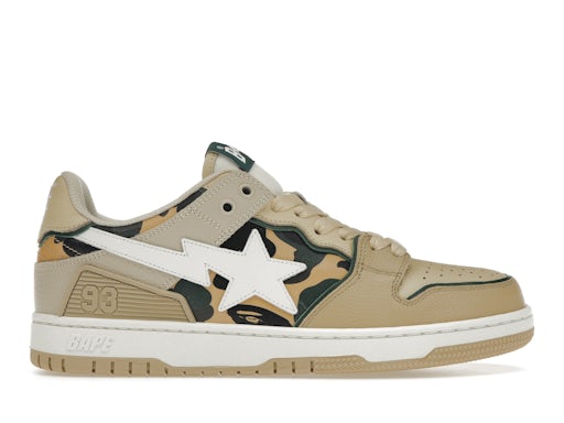 A Bathing Ape Sk 8 Sta Beige Yellow Camo - image 1
