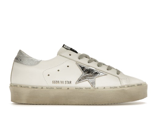 Golden Goose Hi Star White Silver (Women's) - image 1