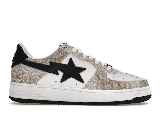 A Bathing Ape Bape Sta Snake Skin Beige - image 1