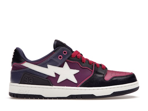 A Bathing Ape Bape SK 8 Sta Purple White - image 1