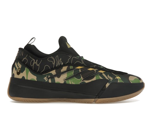 adidas Dame 9 Bape Black Green - image 1