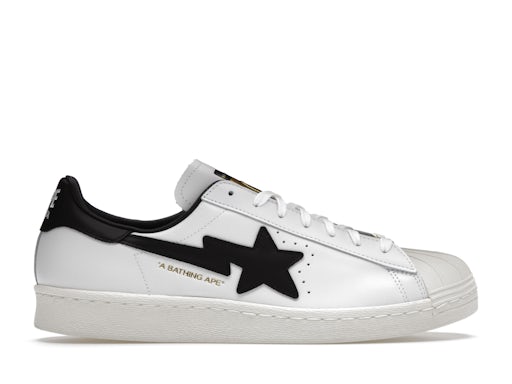 adidas Superstar 80 s Bape White Black - image 1