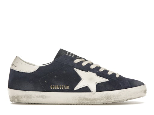 Golden Goose Super-Star Navy Suede White - image 1