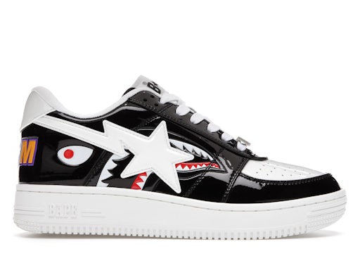 A Bathing Ape Bape Sta Low Color Block Shark Black - image 1