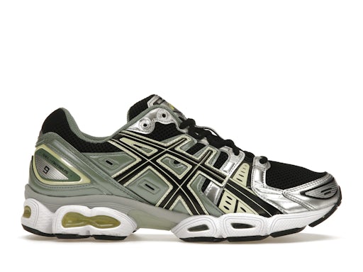 ASICS Gel-Nimbus 9 Black Green Yellow Silver - image 1