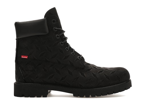 Timberland 6" Premium Waterproof Boot Supreme Diamond Plate Black - image 1