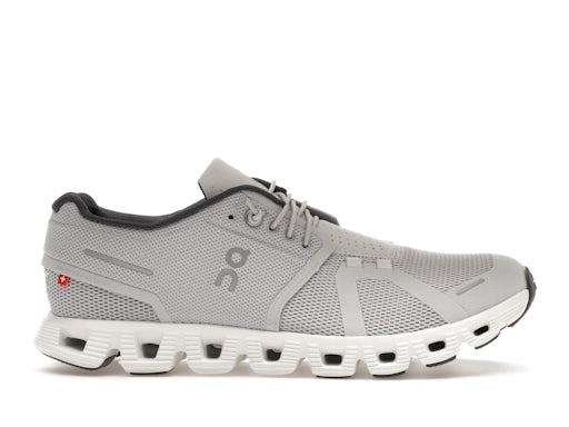 On Running Cloud 5 Glacier Grey White - image 1