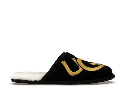 UGG Scuff Logo Slipper Black Gold - image 1