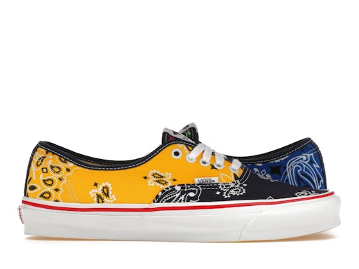 Vans Vault OG Authentic LXBedwin & the Heartbreakers Multi-Color Yellow Bandana - image 1