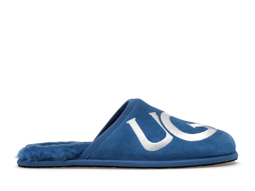 UGG Scuff Logo Slipper Classic Blue White - image 1