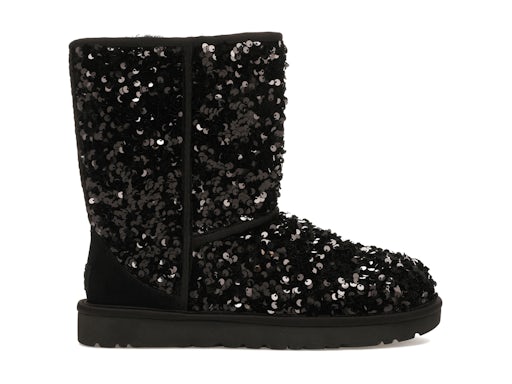 UGG Classic Short Chunky Sequin Boot Black (Women's) - image 1
