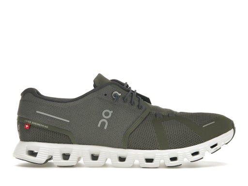 On Running Cloud 5 Olive Green White - image 1