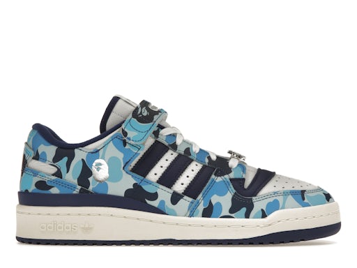 adidas Forum 84 Low Bape 30 th Anniversary Blue Camo - image 1