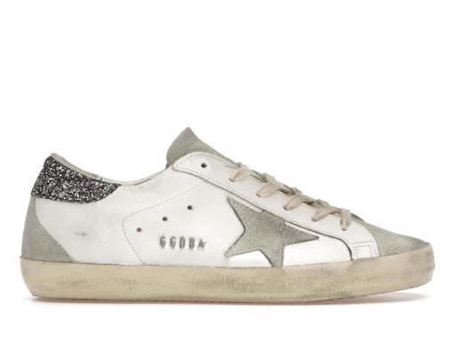 Golden Goose Super-Star White Dark Grey Glitter (Women's) - image 1
