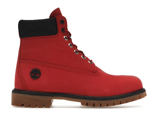 Timberland 6" Premium Boot Chicago Bulls Red - image 1