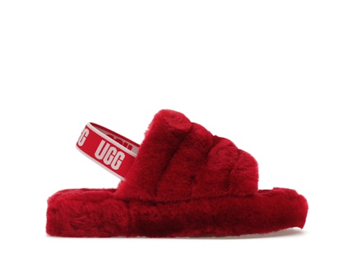 UGG Fluff Yeah Slide Ribbon Red (Kids) - image 1