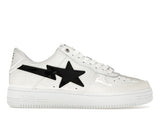 A Bathing Ape Bape Sta#2 White Patent - image 1