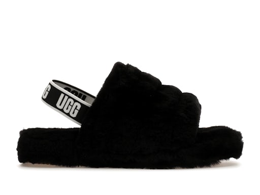 UGG Fluff Yeah Slide Black (Kids) - image 1