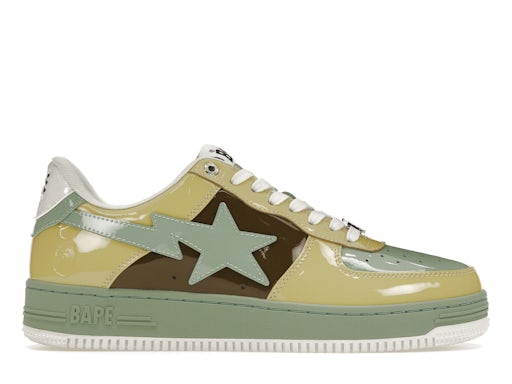 A Bathing Ape Bape Sta Nostalgic Yellow Green - image 1
