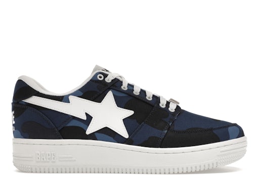 A Bathing Ape Bape Sta Low Color Camo Navy - image 1