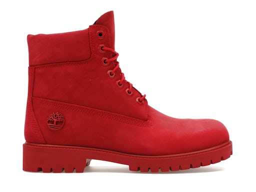 Timberland 6" Heritage Premium Waterproof Boot Dark Red Nubuck - image 1