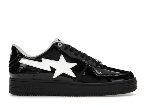 A Bathing Ape Bape Sta#2 Black Patent - image 1