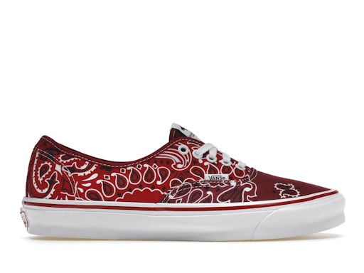 Vans Vault OG Authentic LXBedwin & the Heartbreakers Red Bandana - image 1