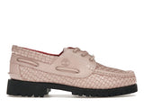 Timberland Woven Leather 3-Eye Lug Supreme Pink - image 1