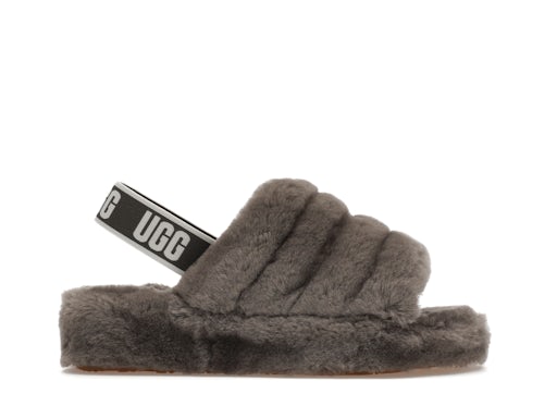 UGG Fluff Yeah Slide Charcoal (Women's) - image 1