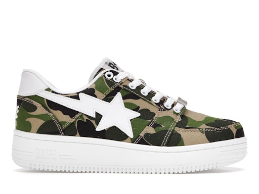 A Bathing Ape Bape Sta Low ABC Camo 20 th Anniversary Green - image 1