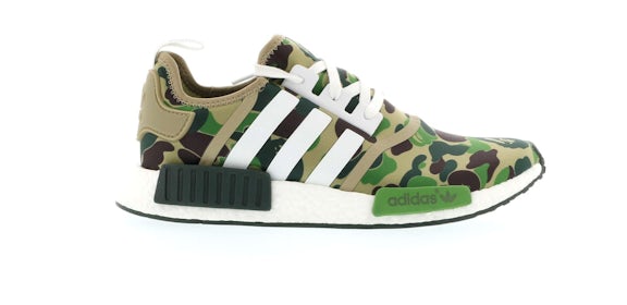 adidas NMD R 1 Bape Olive Camo - image 1