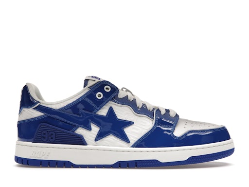 A Bathing Ape Bape SK 8 Sta Blue White Patent - image 1