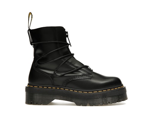 Dr. Martens Jarrick II Laced Leather Platform Boot Black Smooth Paris - image 1