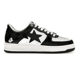 A Bathing Ape Bape Sta Patent Leather Black White - image 1