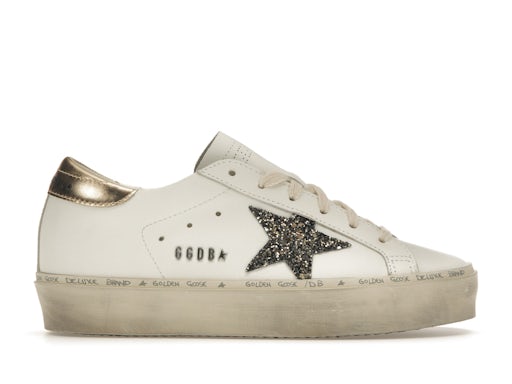 Golden Goose Hi Star White Glitter Gold (Women's) - image 1