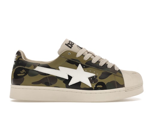 A Bathing Ape Skull Sta 1 st Camo Green - image 1