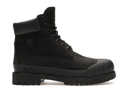 Timberland 6" Boot Premium Bee Line Rubber Toe WP Black Nubuck - image 1