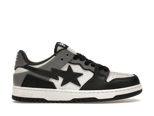 A Bathing Ape Sk 8 Sta#5 Black White Grey - image 1