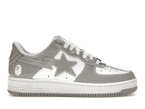 A Bathing Ape Bape Sta Patent Leather White Grey (2023) - image 1