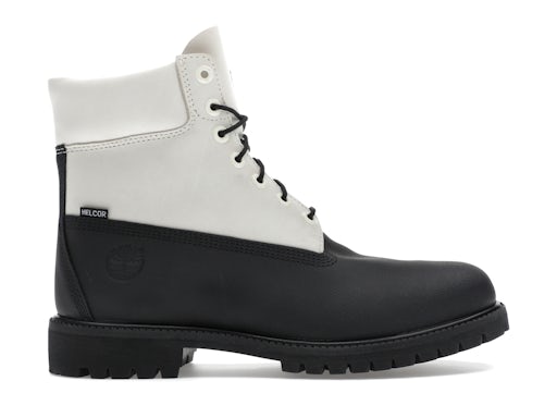 Timberland 6" Ski School Premium Waterproof Boot Black Helcor Leather White - image 1