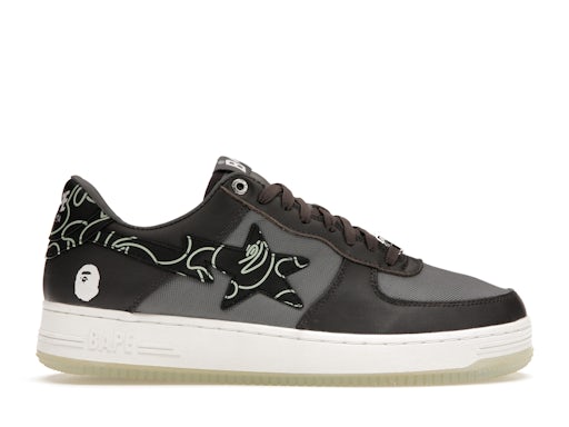A Bathing Ape Bape Sta Text Code Camo Charcoal - image 1