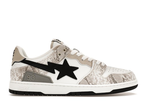 A Bathing Ape Sk 8 Sta#1 Beige Snakeskin - image 1