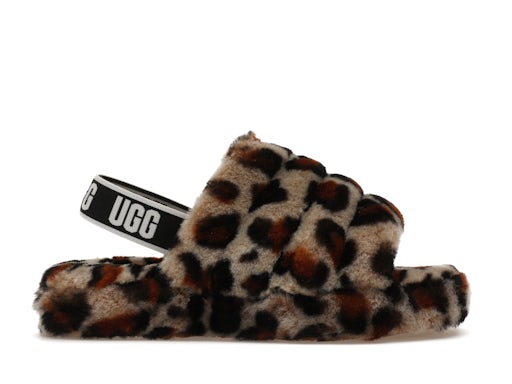 UGG Fluff Yeah Slide Leopard Amphora (Kids) - image 1